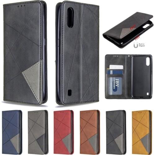 For Samsung Galaxy A01 Case Magnetic Flip Case sFor Coque Samsung A01 SM-A015F A015G Cover Galaxy A10 A105F Leather Case Etui
