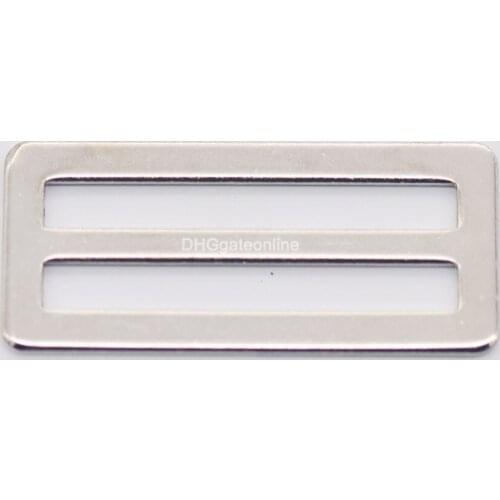 5 15 25 Pcs Metal Square Slides Adjusters Ring Buckles 50.2mm For Belts Webbing Strap Bags Backpack LeatherCraft