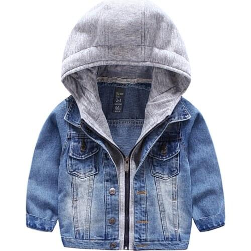 Fashion Kids Denim Jacket for Boys Girls Denim Coats Childrens Spring Autumn Coat Baby Coat Girls Jackets