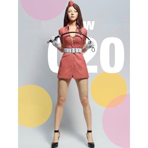 New Unassembled 1/12 modern girl stand with hat (NO BASE ) Resin Figure Unpainted Model Kit