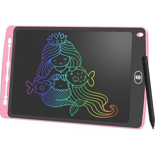 LCD Writing Tablet Colorful 10 Inch Electronic Graphics Doodle Board eWriter Drawing Pad with Memory Lock Gift for Kids & Adults