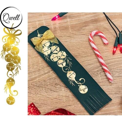 QWELL Bell Hot Foil Plate for Scrapbooking and Cards Making Paper Craft New 2019 die
