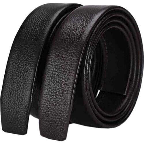 Good Quality Automatic Buckle Belt No Buckle Belt Body Strap Without Buckle Belts For Men Male Belts