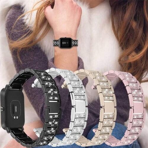 20mm 22mm Loop Strap For Amazfit Bip band strap Stainless Steel Bands bracelet Straps Quick Release