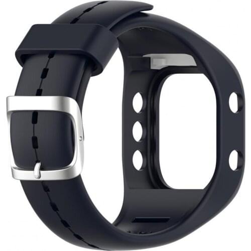 Silicone Smart Watchband Replacement Comfortable Adjustable bracelet strap With prong buckle for Polar A300 Smart Accessories