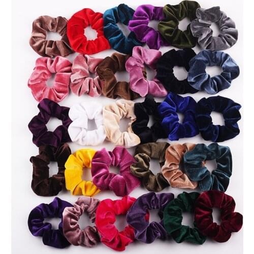 1pc Velvet Scrunchies Hairband for Women Girls Elastic Hair Bands Ponytail Holder Hair Ties Hair Rope Headband Hair Accessories