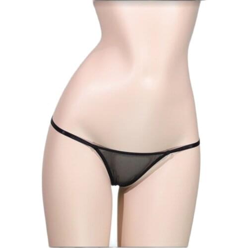 Super Low Waist Mesh Transparent Tangas Women Sexy Erotic Panties Thongs And G Strings Tanga String Femme Underwear Bragas Mujer