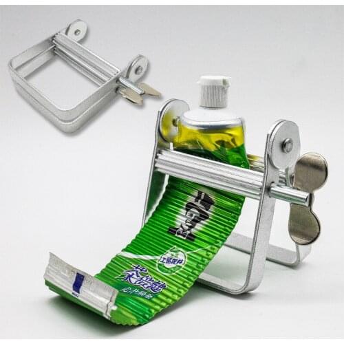 Manual Aluminum Tube Toothpaste Squeezer Dispenser Tube Squeezing Tools Bathroom Accessories Hair Dye Tubes Rolling