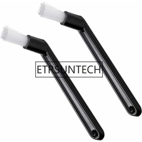 200pcs Coffee Machine Cleaning Brush Handle Plastic Coffee Grime Keyboards Cleaner Brush Tools
