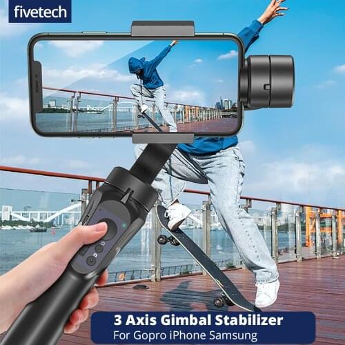 3 Axis Gimbal Handheld Stabilizer For iPhone Xiaomi And Action Cameras Stabilizer Gimbal Video Record Gimbal Selfie Stick Tripod