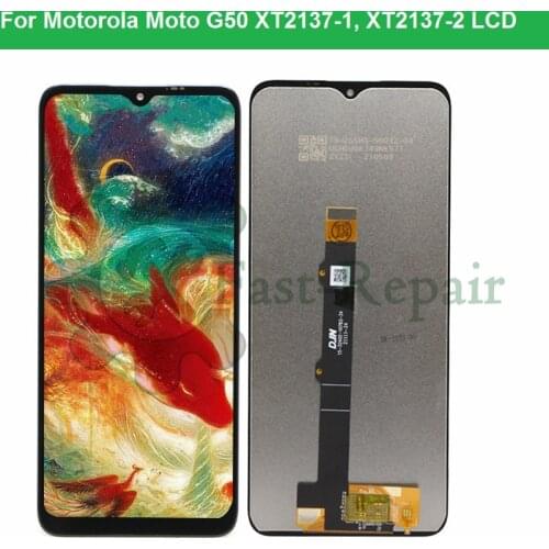 6.5'' For Motorola Moto G50 LCD Display Touch Screen Digitizer Assembly For Moto G50 LCD XT2137-1, XT2137-2 lcd
