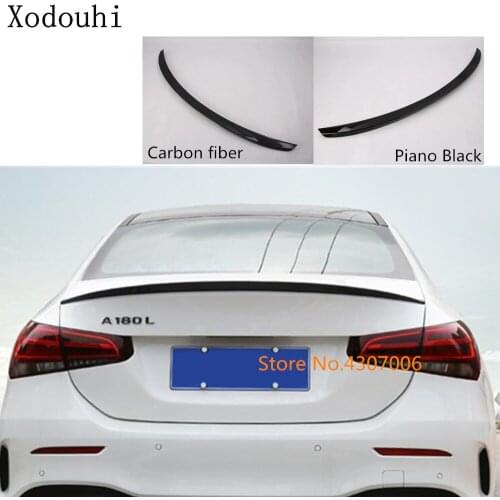 Car styling rear tail spoiler side triangle wing window bezel trim 1pcs For Mercedes Benz A Class W177 A180 A200 A250 2019 2020