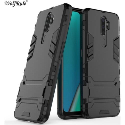 For OPPO A5 2020 Case OPPO A9 2020 Bumper TPU & PC Holder Protective Cover For OPPO A5 2020 Phone Case For OPPO A11X 6.5