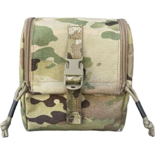 Gi-2079mc multicam CP camouflage original fabric Matt wolf Brown 500D black MOLLE NVG accessory bag CAG love