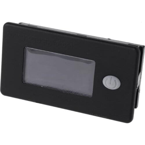 Battery Capacity Indicator 12V 24V 36V 48V 60V 72V 10-100V Li-ion Lifepo4 Lead acid Battery Monitor with temperature display