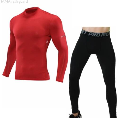 Mens Clothing Winter First layer Underwear Set Jogging suits For Men Tracksuit Long johns Thermal underwear Shirt Leggings Set