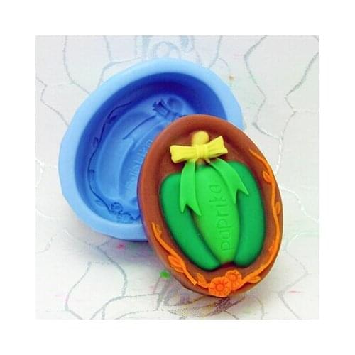 Red pepper/chili hot pepper modelling silicon soap mold fondant Cake decoration mold High-quality Handmade soap mold
