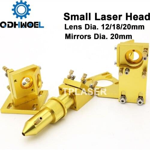CO2 Laser Lens Head Mirrors Mount Set for 2030 4060 K40 Laser Engraving Cutting Machine