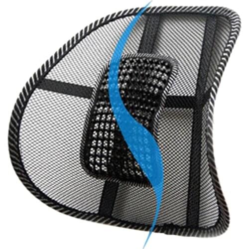 Chair Back Support Massage Cushion Mesh Relief Lumbar Brace Car Truck Office Home Cushion Seat Chair Lumbar Back Support Chair