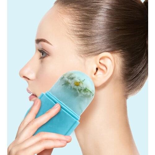 Reusable Icing Cooling Face Roller Ice Massage Cups Reusable Facial Skincare Tool For At-Home or On-the-Go Mini Cold Massage