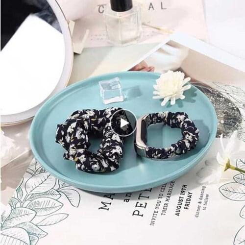 Elastic band for Xiaomi Mi Band 5 4 3 Replacement Rubber band strap Breathable strap Mi Band 4 3+Hair ring for miband 5 bracelet