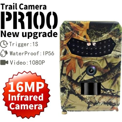 Outdoor Hunting Trail Camera 16MP New Wild Animal Detector Cameras HD Waterproof Monitoring Infrared Cam Night Vision Photo Trap