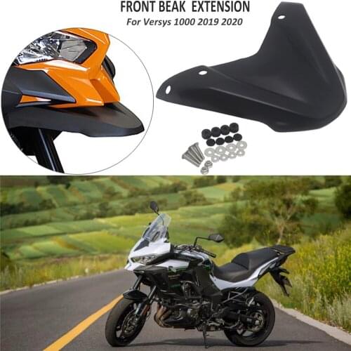 New Motorcycle For Kawasaki Versys 1000 2019 2020 Front Wheel Fender Beak Nose Cone Guard Extension Cover Cowl Fairing