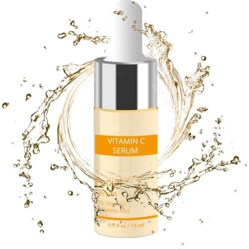 Vitamin C Serum For Whitening Face With Hyaluronic Acid Best Anti Aging Freckle Removal Moisturizing Essence 15ML
