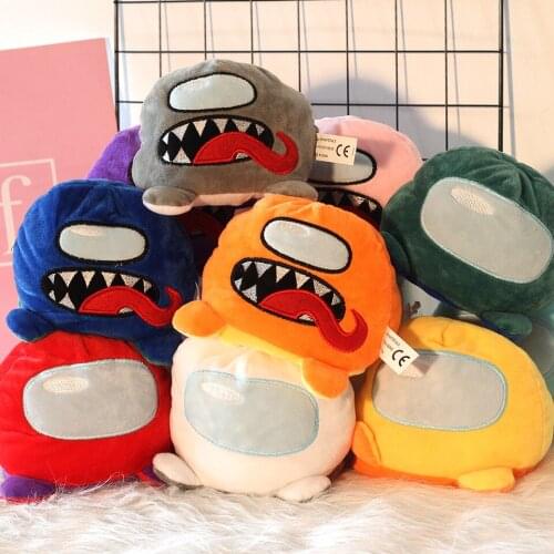 Flip two-sided Plush Stuffed Doll Toy Different Sides To Show Different Moods Soft Simulation Plush Toys