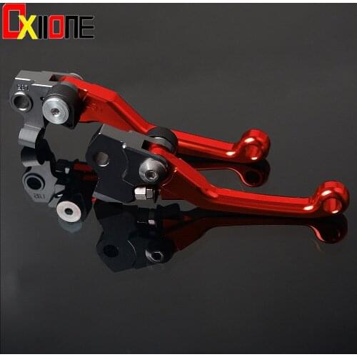 WITH LOGO For HUSQVARNA TE250 TE300 2014 2015 2016 CNC Pivot Brake Clutch Levers Motocross Dirt bike Replacement
