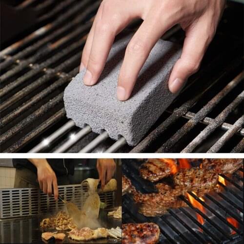 BBQ Grill Cleaning Brick Cleaning Block BBQ Cleaner Barbecue Grill Cleaning BBQ Racks Stains Grease Cleaner Kitchen Accessories