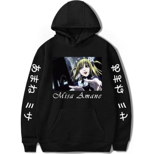 Anime Death Note Misa Amane hoodies male Imitation Leather men hoody Uniform Outfit Anime Cosplay Costumes Loose suit Tops Cool