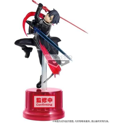 In Stock Banpresto Sword Art Online EXTRA MOTIONS Kirito Alicization PVC Figure Model Figurals Dolls
