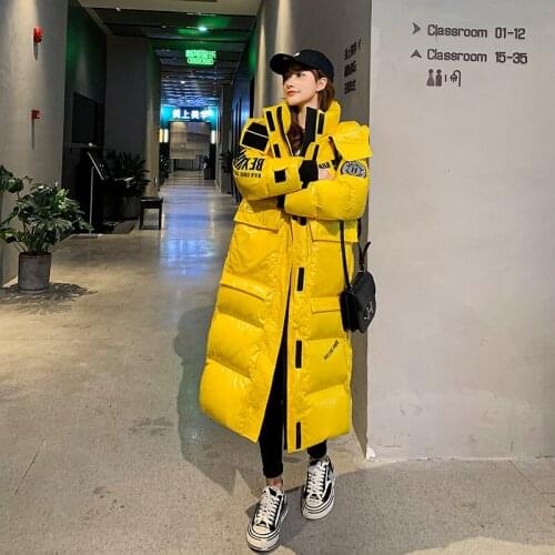 Autumn Winter Jacket Women Parka Warm Thick Long Down Cotton Coat Female Loose Oversize Hooded Women Winter Coat