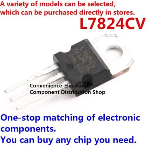 10PCS/PACK L7824C L7824 L7824CV 7824CV TO-220 Three-terminal Voltage Regulator Chip IC