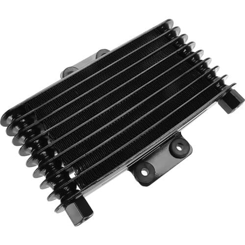 Aluminum 125ml Engine Oil Cooler Cooling Radiator for 125CC-250CC Motorcycle ATV Black