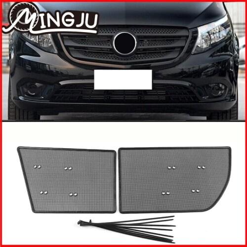 Car Insect Screening Mesh Front Grille Insert Net Front Grid Grill Grille Net For Mercedes Benz Vito W447 2016 2017 2018 -2021