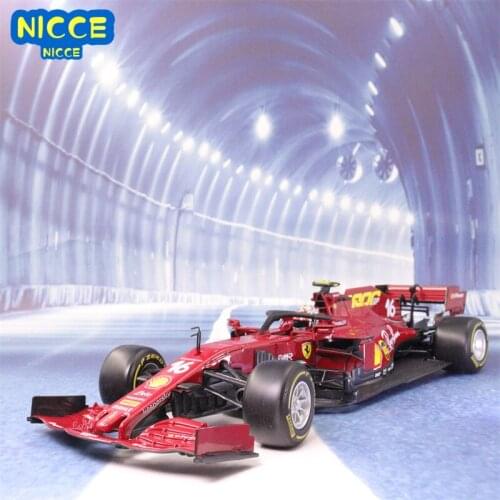 Bburago 1:18 2020 Ferrari F1 SF1000 manufacturer authorized simulation alloy car model crafts decoration collection toy tools