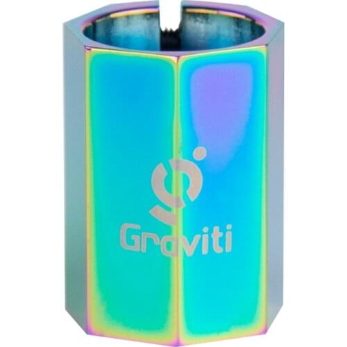 Free shipping Extreme Stunt Pro Kick Scooter Rainbow Clamps 34.9mm HIC compression system