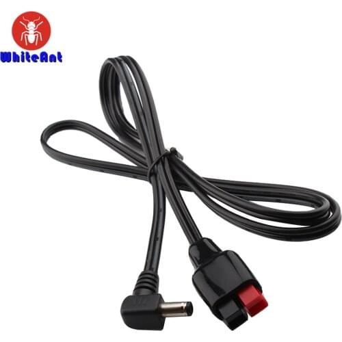 Black WINDCAMP Right Angle DC Power Pole Cable Lead Compatible For Anderson Powerpole Connector Use For ICOM IC-705 Transceiver