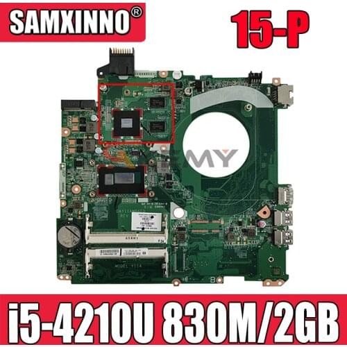For HP Pavilion 15-P Laptop Motherboard With i5-4210U CPU 830M/2GB 766476-501 766476-001 DAY11AMB6E0 MB 100% Tested Fast Ship