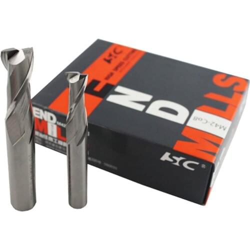 Smelter HSC White Steel M42-CO8 Cobalt Milling Cutter 2 Blade Keyway 2.0-25.0MM HSC stainless steel 38 degree below keyway