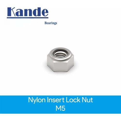 Kandebearings OpenBuilds Nylon Insert Hex Locknut - M5