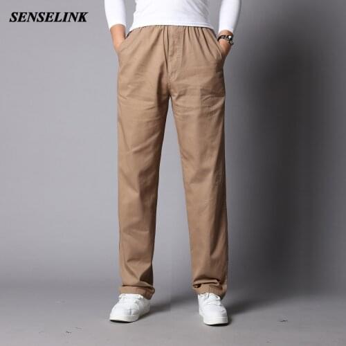 Summer Double Pocket Yellow Wide Leg Pants Men Casual Loose Cotton Black Cargo Pants Straight Plus Size Cargo Pants Men M-5Xl