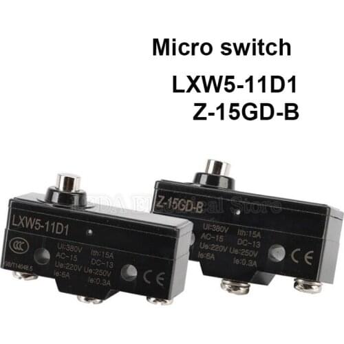 1Pcs LXW5-11D1/Z-15GD-B 380V 15A Micro Switch Self Reset Press Microswitch Limit Switch Travel Switch