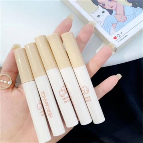 5Pcs Cigarette Lip Gloss Set Long Lasting Moisturizing Lips Makeup Matte Velvet Waterproof Non-stick Cup Lipstick Cosmetic