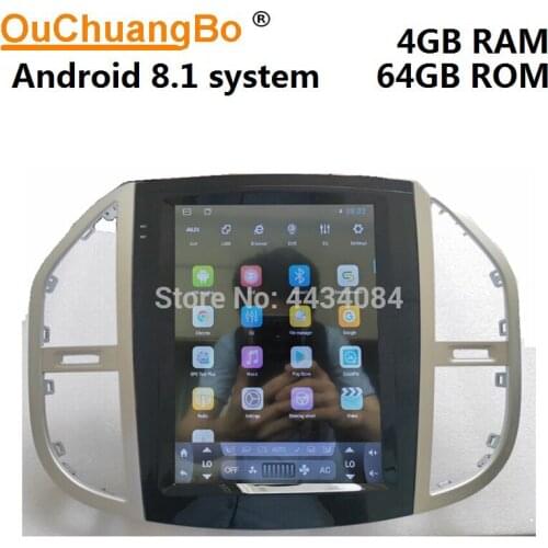 Ouchuangbo 12.1 inch car auto gps radio head units for Benz VITO support 8 core 1080P 4+64 android 8.1 OS free map