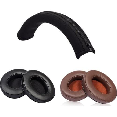Foam Earpads Ear Pads Sponge Cushion Replacement Elastic Head Band Headband Beam For-Edifier W855BT Headset Foam Earpads