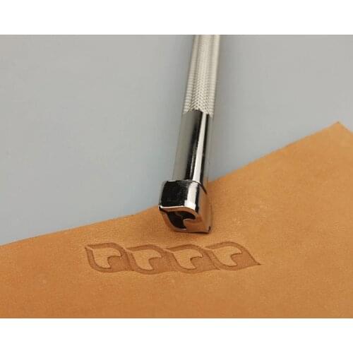 Advanced steel Decoration point Hand-work unique design leather working tools carving punches stamp craft