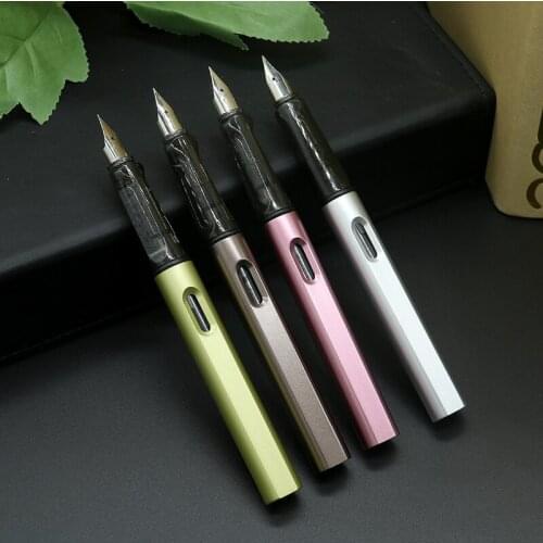 Luxury quality New Listing Fashion Various colors student Office Fountain Pen School stationery Supplies ink pens